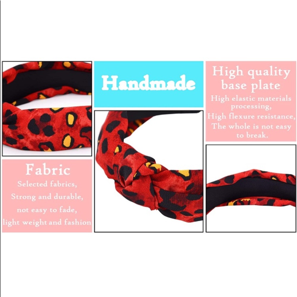 *****Brand New***** Bundle 3-pack of Leopard (in Red, Olive, Teal) - Picture 5 of 6